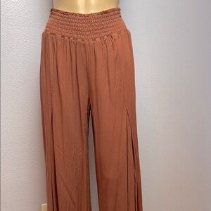 Rewash Terracotta Wide Leg Pants
